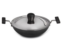 Hard Anodised Kadai with Lid – 1.5 Ltrs