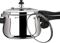 Stainless Steel Encapsulated Bottom Outer Lid Pressure Cooker – 05 Ltrs – Belly